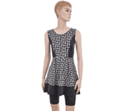 Photo TFNC London TIN 7670 Lucy Dress For Women Black/Wh